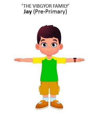 “THE VIBGYOR FAMILY’ Jay (Pre-Primary) logo