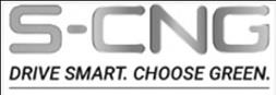 S-CNG DRIVE SMART. CHOOSE GREEN. logo