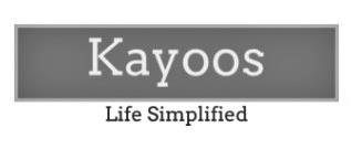 Kayoos Life Simplified logo