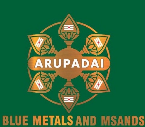 ARUPADAI BLUE METALS AND MSANDS logo