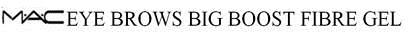MACEYE BROWS BIG BOOST FIBRE GEL logo