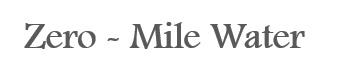 Zero ~ Mile Water logo
