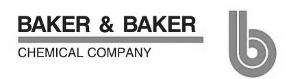BAKER & BAKER CHEMICAL COMPANY logo
