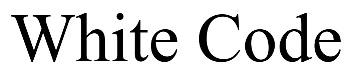 White Code logo