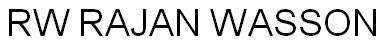RW RAJAN WASSON logo