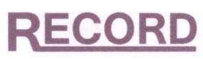 RECORD logo