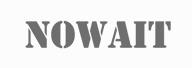NOWAIT logo