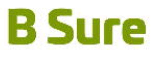 B Sure logo