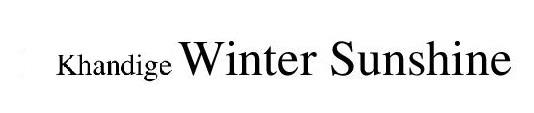 Khandige Winter Sunshine logo