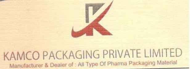 KAMCO PACKAGING PRIVATE LIMITED Manufacturer & Dealer of : All Type Of Pharma Packaging Material logo