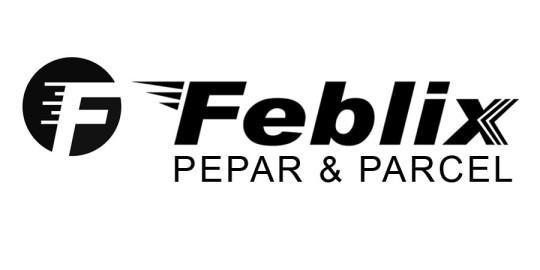 €5 Feblix PEPAR & PARCEL logo
