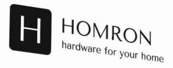H HOMRO N hardware for your home logo