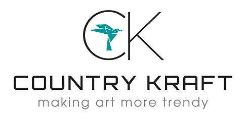 COUNTRY KRAFT making art more trendy logo