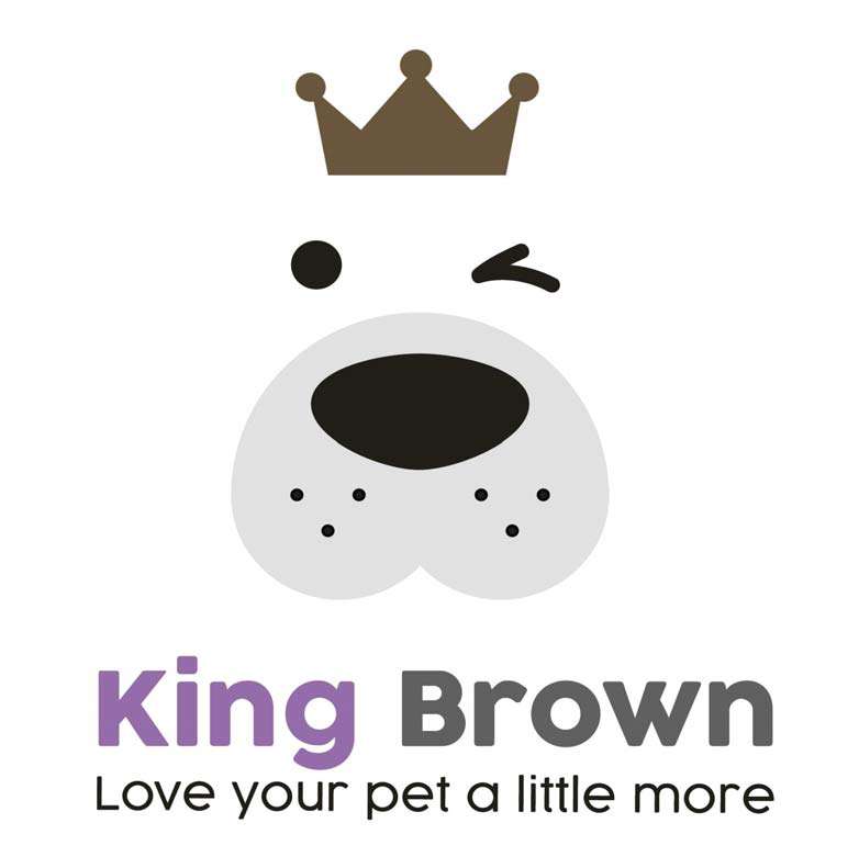 King Brown Love your pet a little more logo