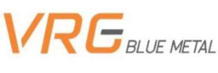 VR G BLUE METAL logo
