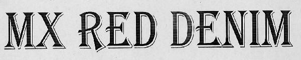 MX RED DENIM logo