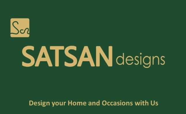 Sef SATSAN designs Design your Home and Occasions with Us logo