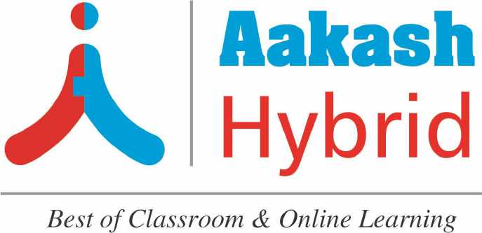 Aakash A. H y brid Best of Classroom & Online Learning logo