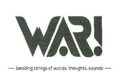 — beading strings of words, thoughts, sounds — logo