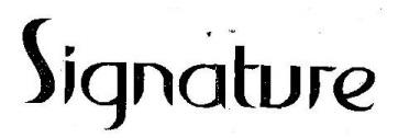 Signature logo