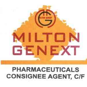 MILTON GENEXT PHARMACEUTICALS CONSIGNEE AGENT, C/F logo