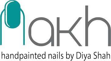 handpainted nails by Diya Shah logo