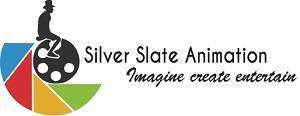 Silver Slate Animation Imagine create entertain logo