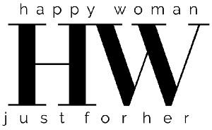 happy woman just forher logo