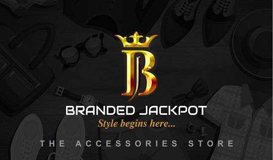 BRANDED JACKPOT Style begins here... THE ACCESSORIES STORE logo