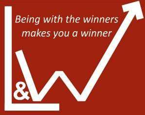 Being with the winners makes you a winner logo