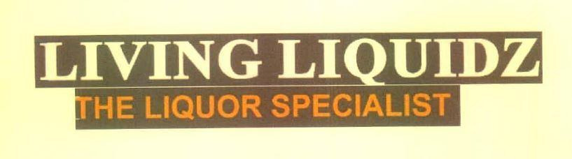LIVING LIQUIDZ THE LIQUOR SPECIALIST logo