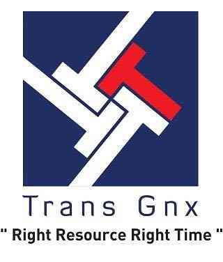 Trans Gnx " Right Resource Right Time " logo