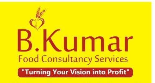 B.Kumar Food Consultancy Services [ “Turning Your Vision into Profit” } logo