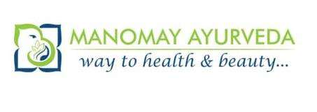 =) MANOMAY AYURVEDA L& way to health & beauty... logo