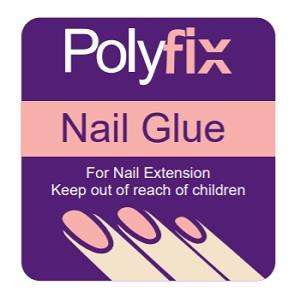 Polyfix ‘Nail Glue | For Nail Extension ] Keep out of reach of children logo