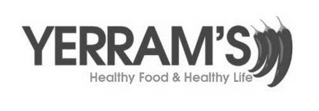 YERRAM’S Healthy Food & Healthy Life’ logo