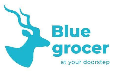 Blue grocer logo