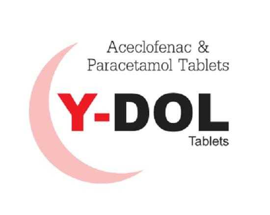 Aceclofenac & Paracetamol Tablets Y-DOL Tablets logo