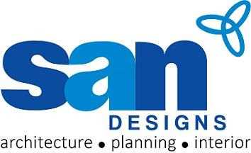 DESIGNS architecture e planning e interior logo