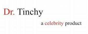 Dr. Tinchy a celebrity product logo