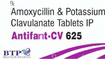 Amoxycillin & Potassium Clavulanate Tablets IP Antifant-CV 625 logo