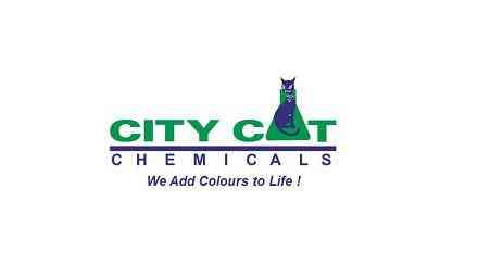 CITY cA, CHEMICALS We Add Colours to Life ! logo