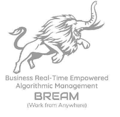 Business Real-Time Empowered Algorithmic Management BREAM (Work fram Anywhere) logo