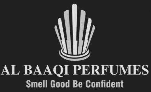 ily AL BAAQT PERFUMES Smell Good Be Confident logo