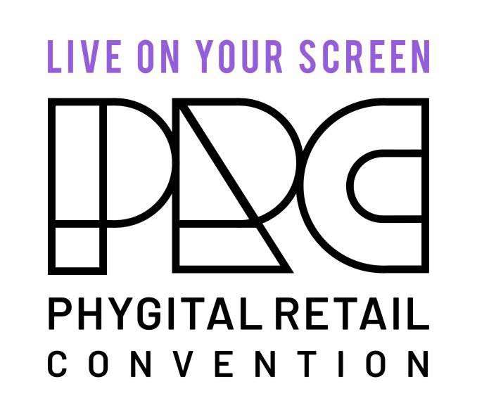 LIVE ON YOUR SCREEN PHYGITAL RETAIL CONVENTION logo