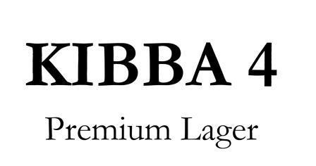 KIBBA 4 Premium Lager logo