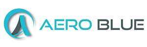 a AERO BLUE logo