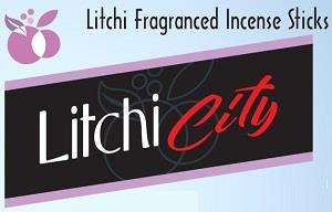 S Litchi Fragranced Incense Sticks logo