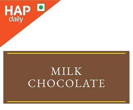 HAP O¢ daily d MILK CHOCOLATE logo