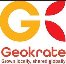 Geokrate Grown locally, shared globally logo